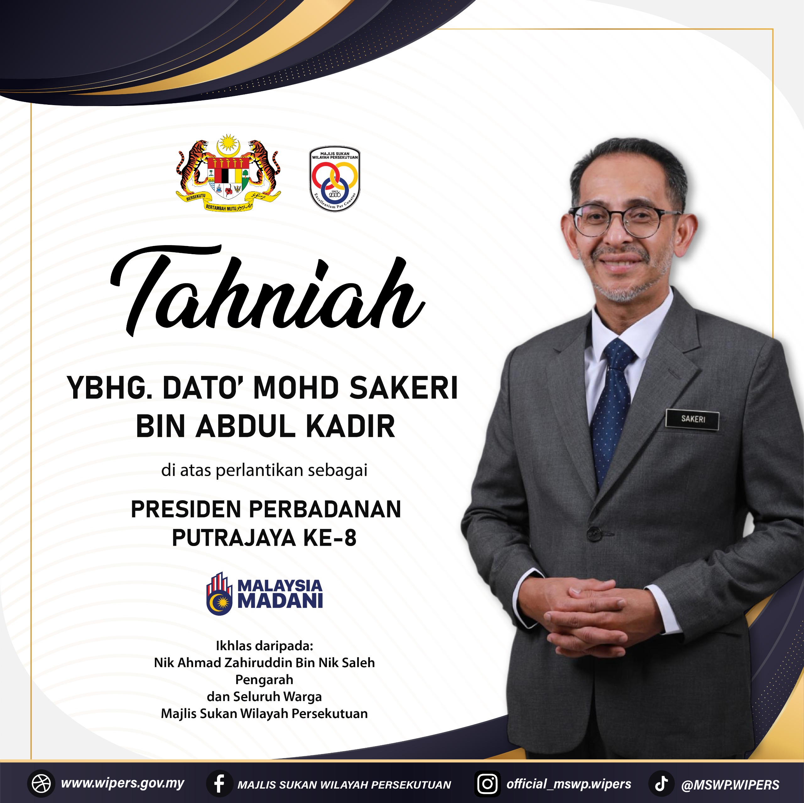 Tahniahpresidenppj