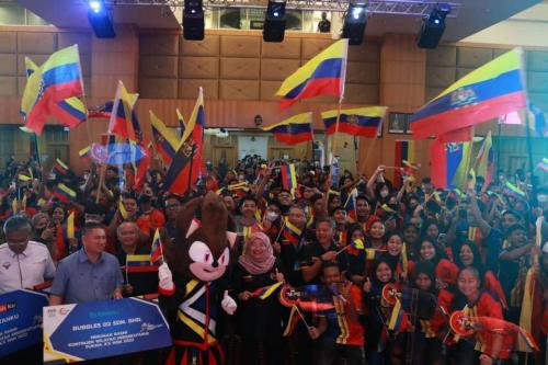 MAJLIS PENYERAHAN BENDERA KONTINJEN WILAYAH PERSEKUTUAN KE SUKMA XX MSN 2022